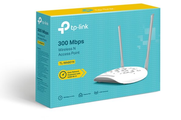 Access Point TP-LINK (TL-WA801N) Wireless N300 PoE 1